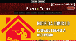 Desktop Screenshot of pizzadterra.com